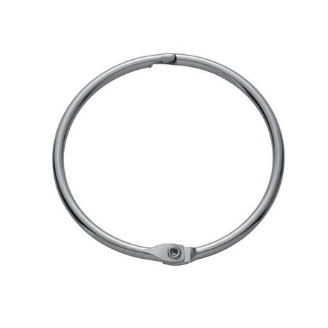 diaqua Duschvorhangringe Fares chrom, rund  