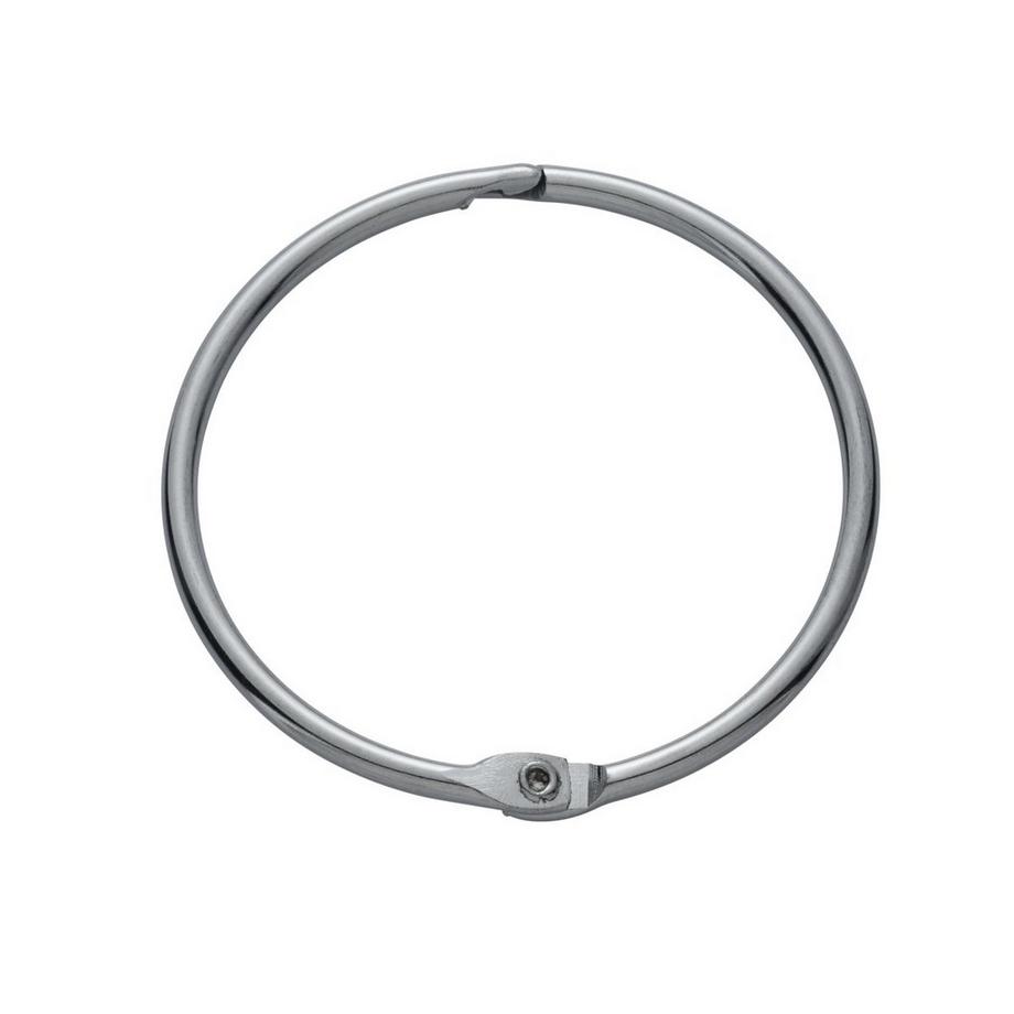 Duschvorhangringe Fares chrom, rund