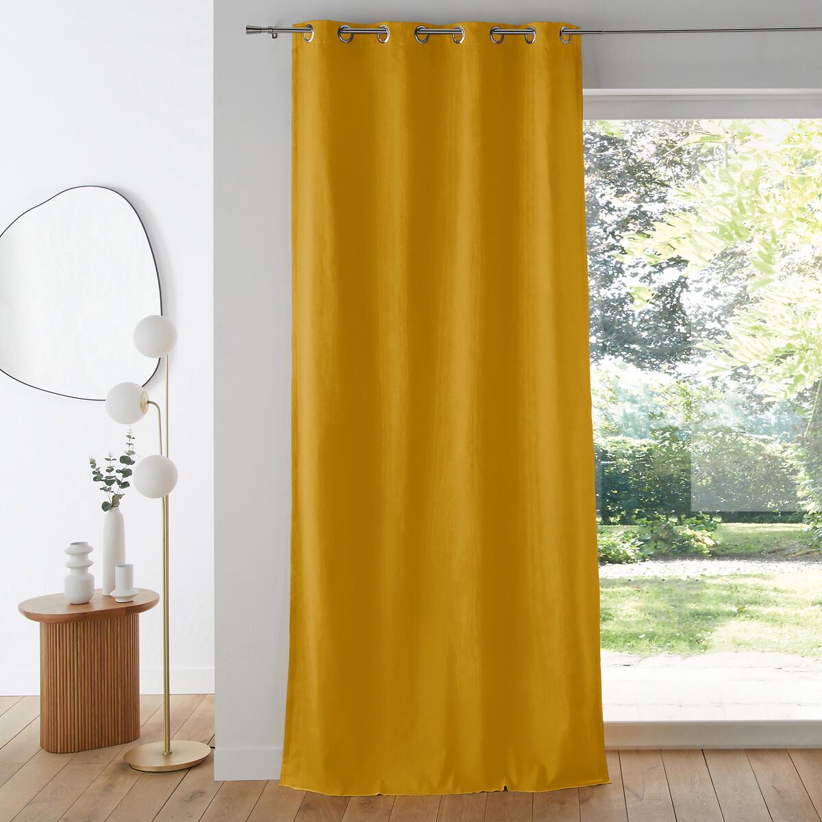 Image of Blickdichter Vorhang Scenario Unisex Gelb 135x220cm