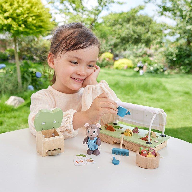 Hape  Spielset Bio-Gewächshaus 