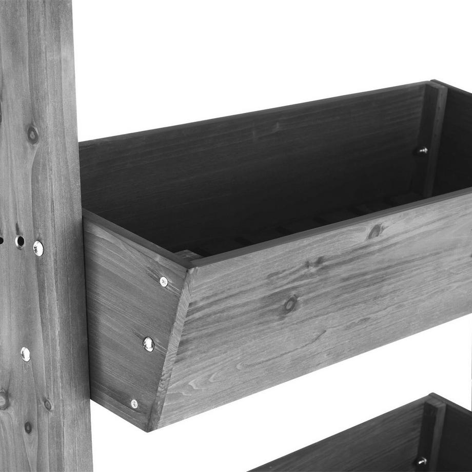 Tectake Jardinière verticale FLORA 5 niveaux 4 avec fonction d’inclinaison  