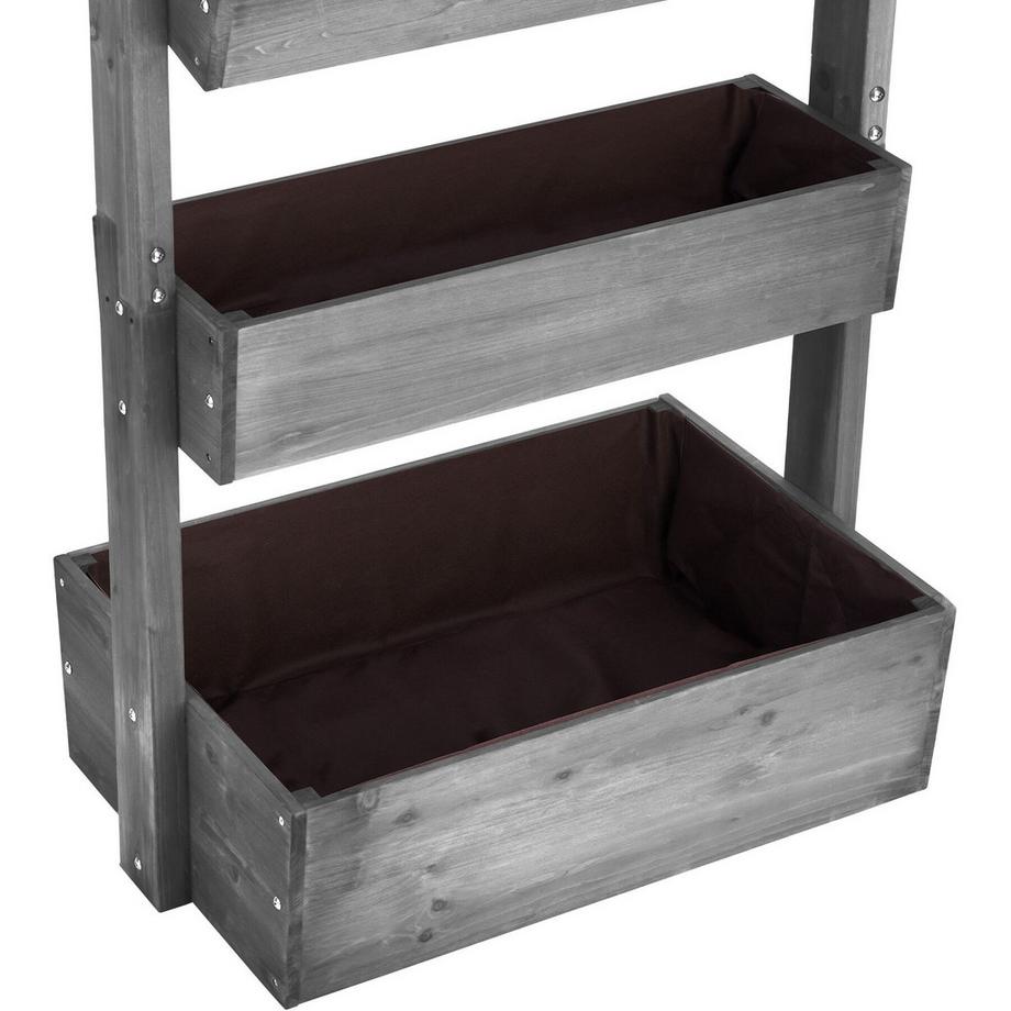 Tectake Jardinière verticale FLORA 5 niveaux 4 avec fonction d’inclinaison  