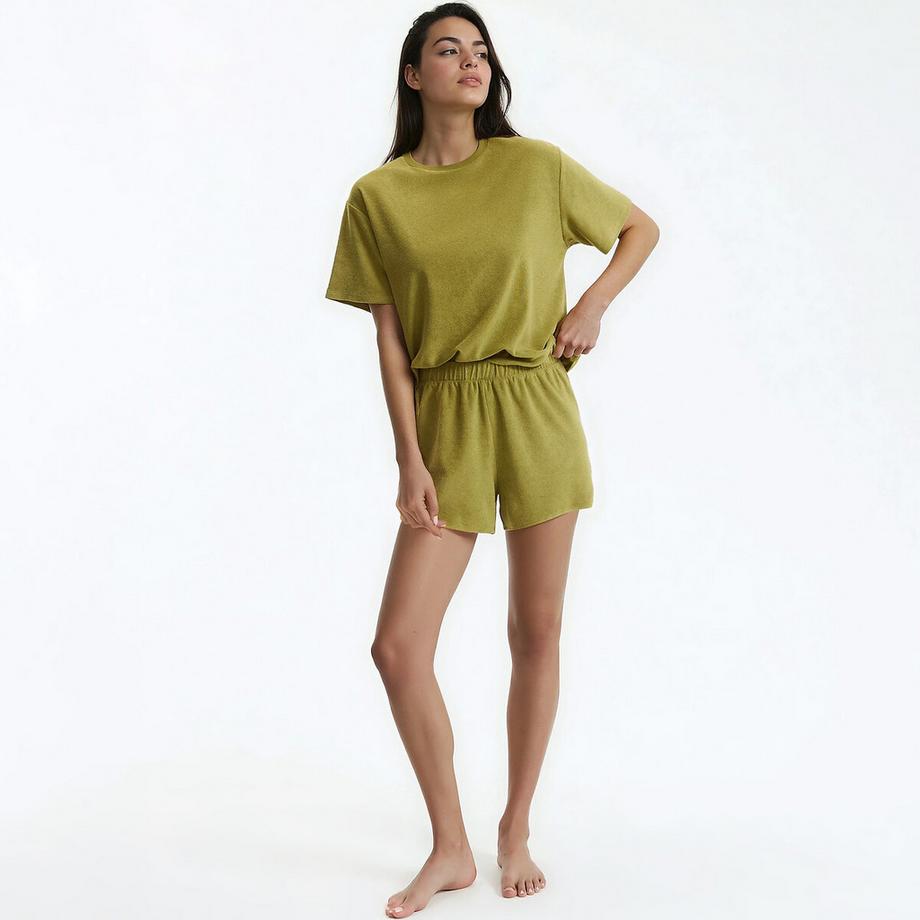 La Redoute Collections Pyjashort en maille éponge  