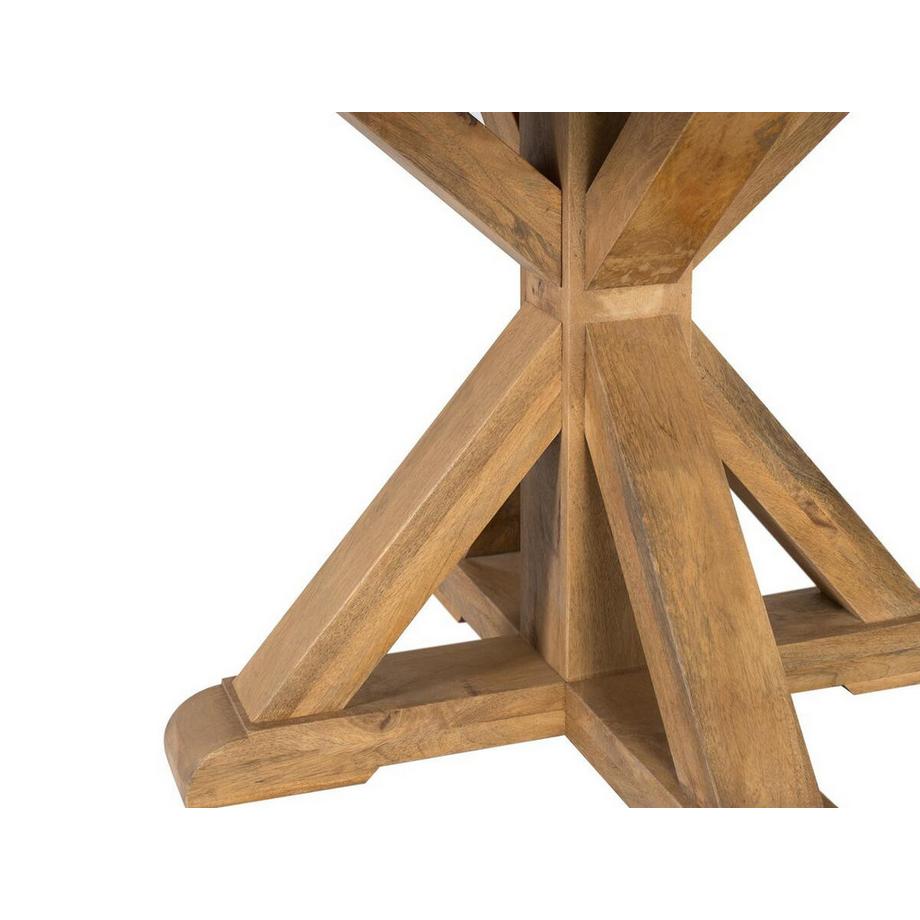 mutoni Tavolo da pranzo Mira rotondo in legno di mango 150  