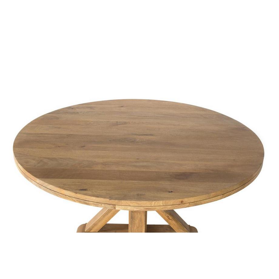 mutoni Tavolo da pranzo Mira rotondo in legno di mango 150  