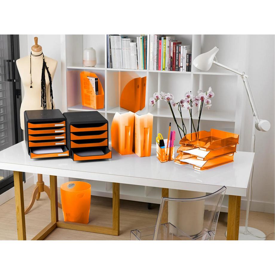 Exacompta Papierkorb Ecobin, 15 Liter, Linicolor - x 8  