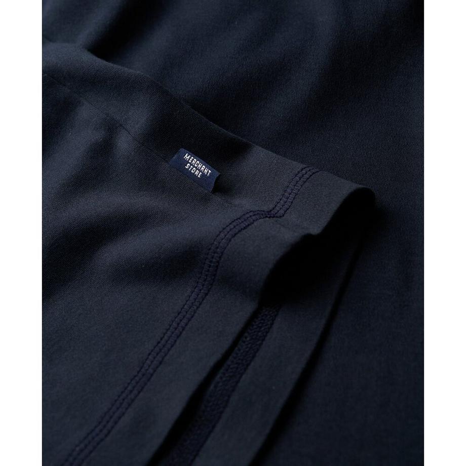 Superdry t-hirt mit langen ärmeln und tuneichem kragen au jerey uperdry merchant tore  