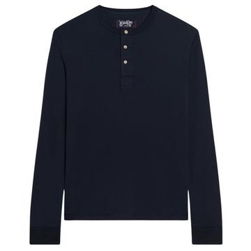 t-hirt mit langen ärmeln und tuneichem kragen au jerey uperdry merchant tore