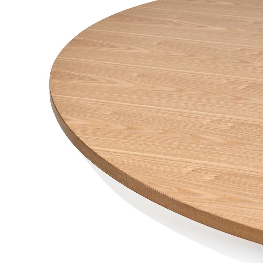 Beliani Tavolo da pranzo en Legno di caucciù  AKRON  