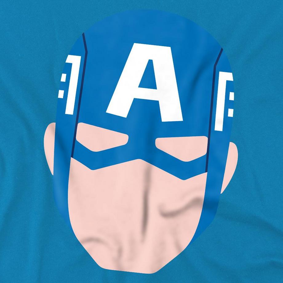 CAPTAIN AMERICA  T-ShirtMotiftyle Visage 