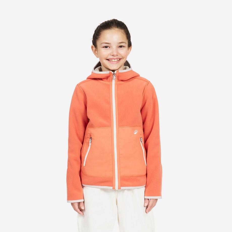 DECATHLON  Fleecejacke 500 Kinder warm wendbar Polyester 