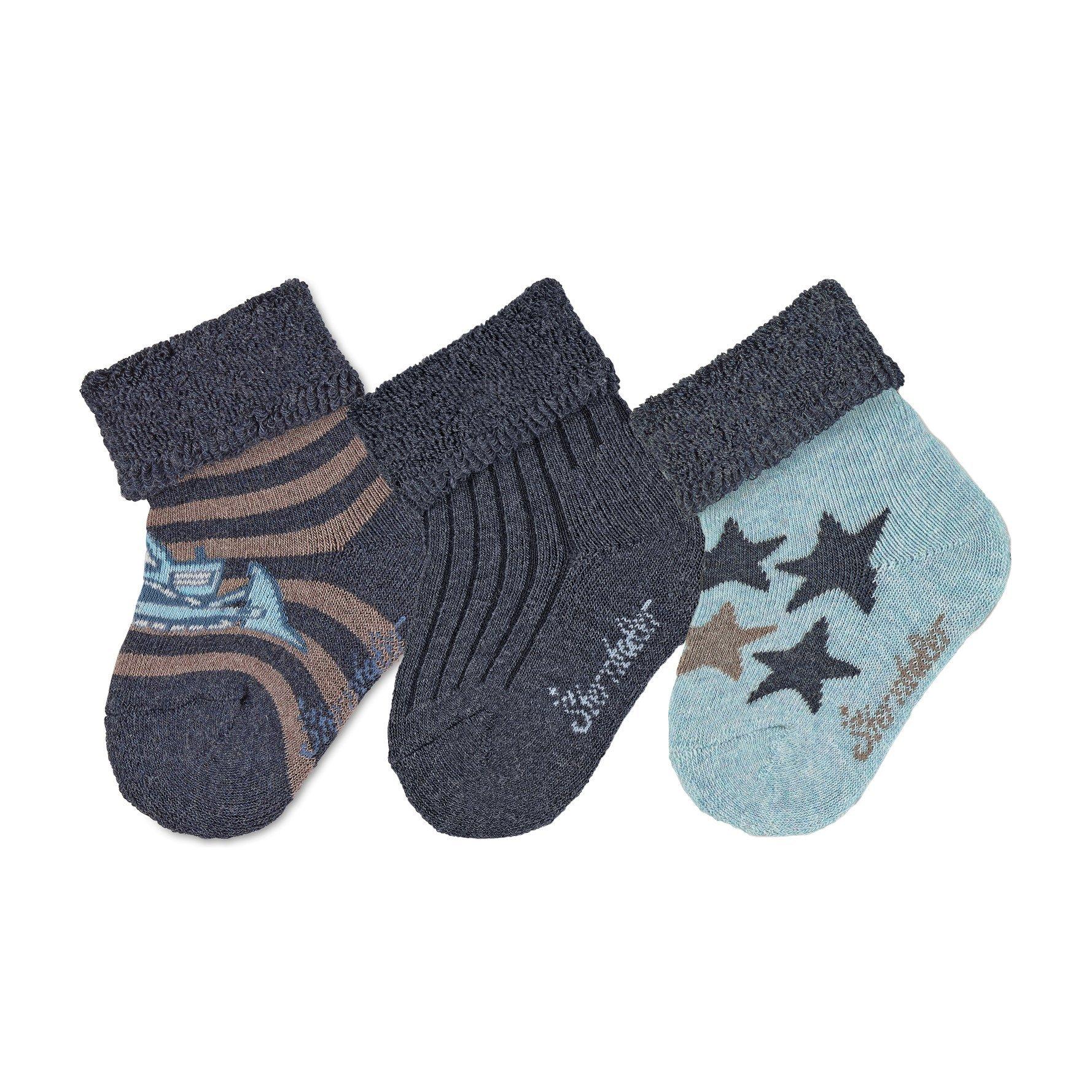 Image of Baby Söckchen 3er Pack Bagger Unisex Multicolor 13/14