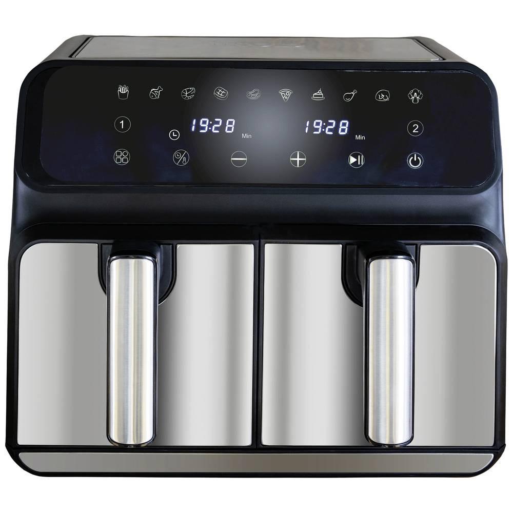 UNOLD Doppelkammer-Heissluftfritteuse ca. 8 Litern Fassungsvermögen  