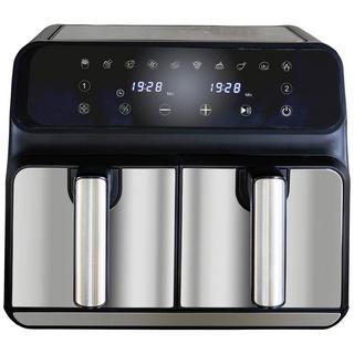 UNOLD Doppelkammer-Heissluftfritteuse ca. 8 Litern Fassungsvermögen  