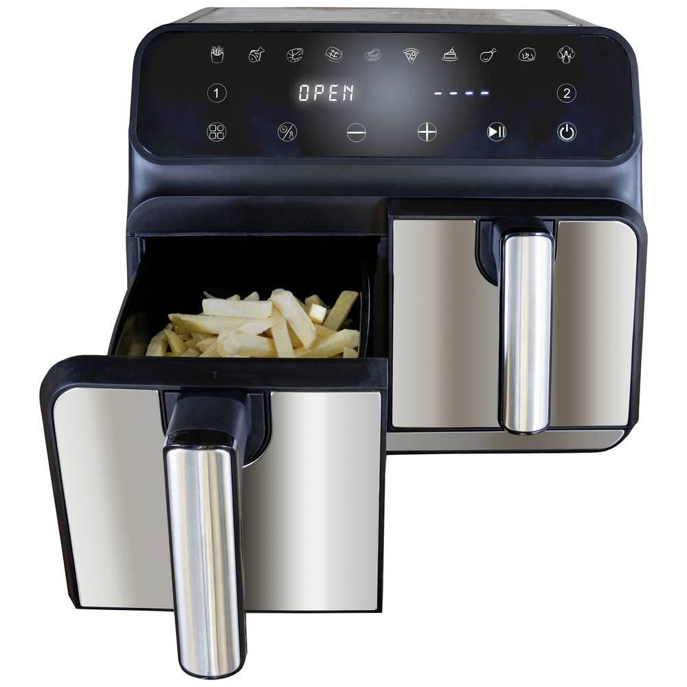 UNOLD Doppelkammer-Heissluftfritteuse ca. 8 Litern Fassungsvermögen  
