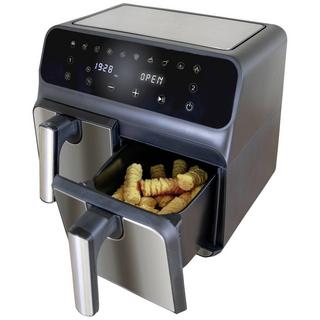 UNOLD Doppelkammer-Heissluftfritteuse ca. 8 Litern Fassungsvermögen  