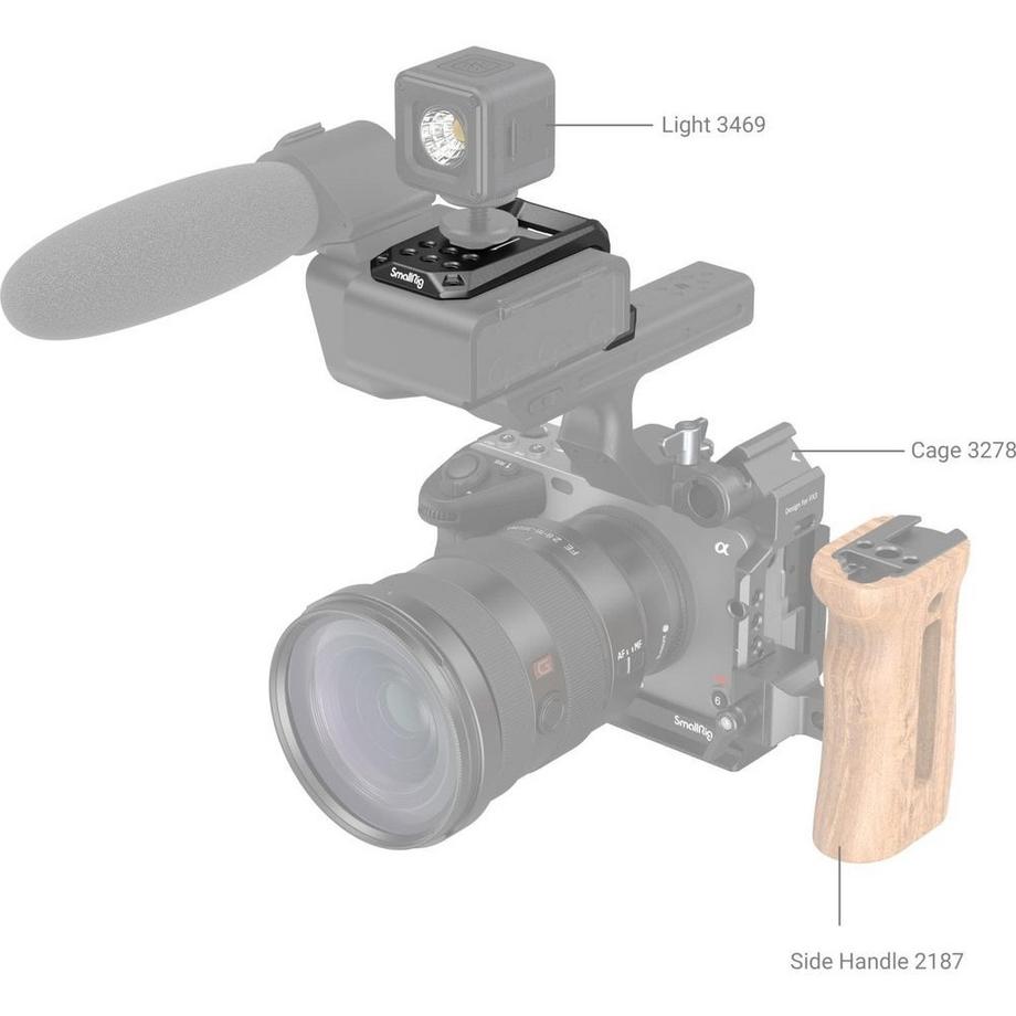 Smallrig  Plaque supérieure  pour lunité XLR Sony FX3 