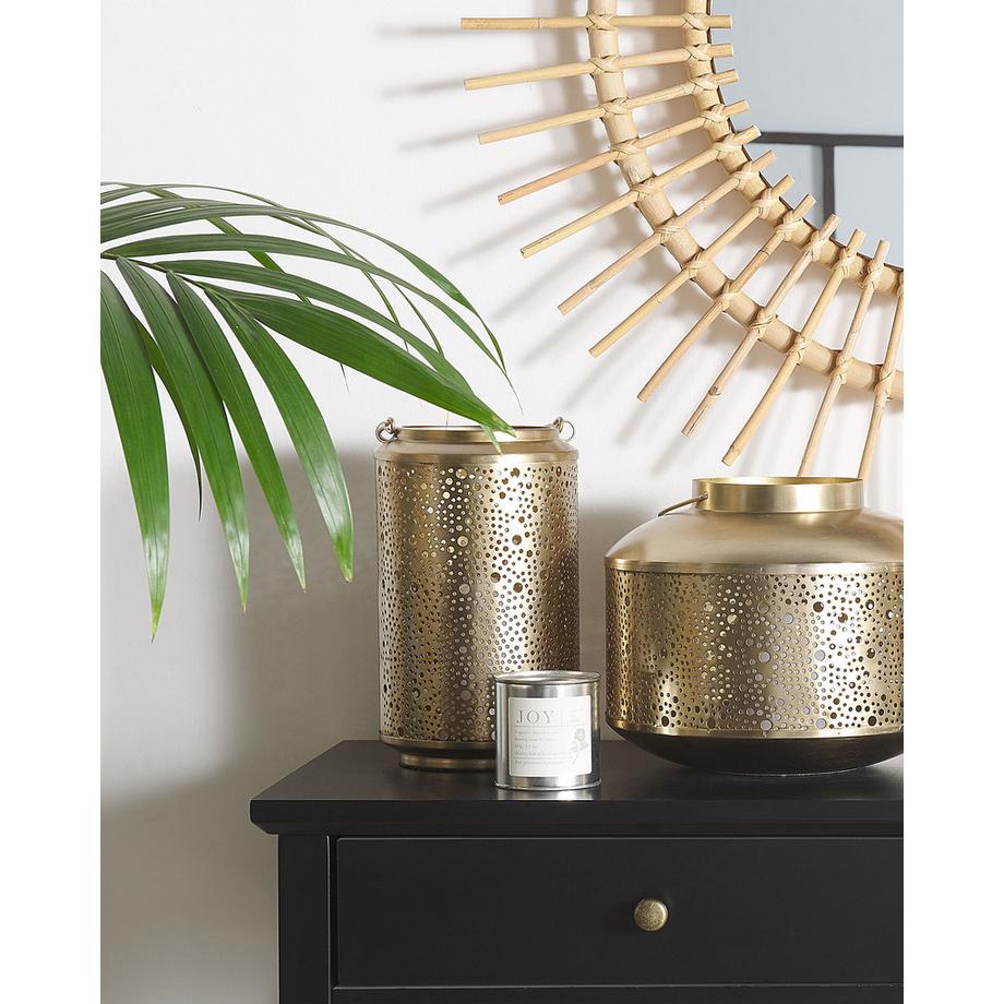 Beliani  Lanterne en Métal Glamour CORFU 