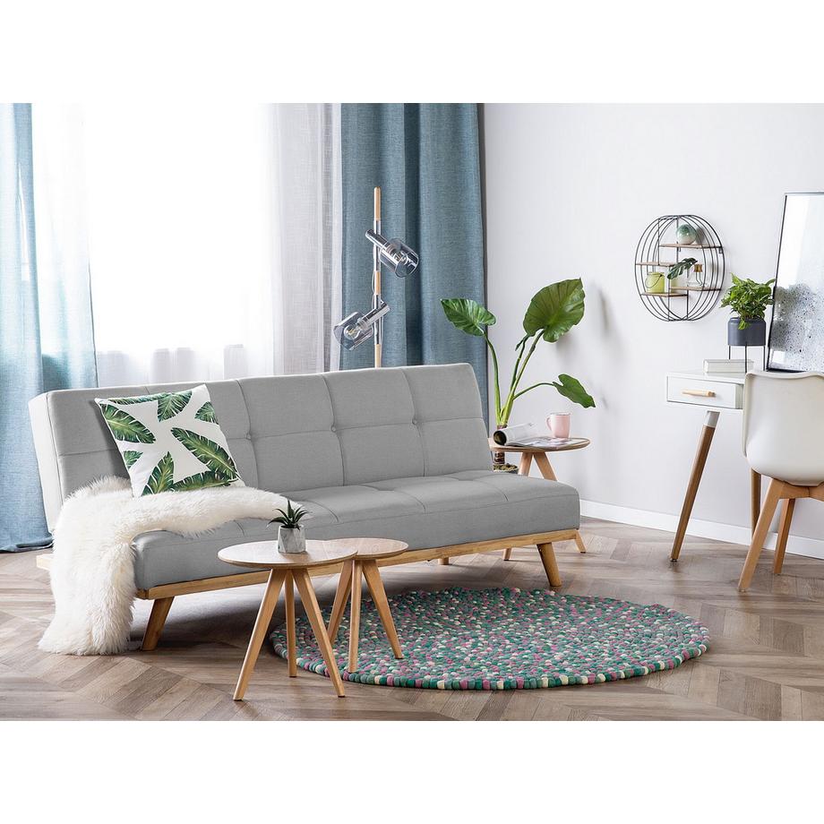 Beliani Schlafsofa aus Stoff Klassisch FROYA  