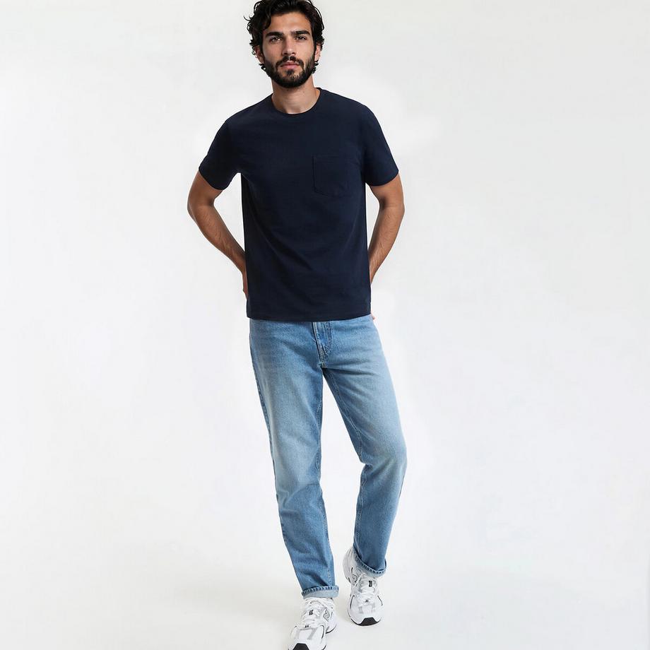 La Redoute Collections T-shirt col rond manches courtes  