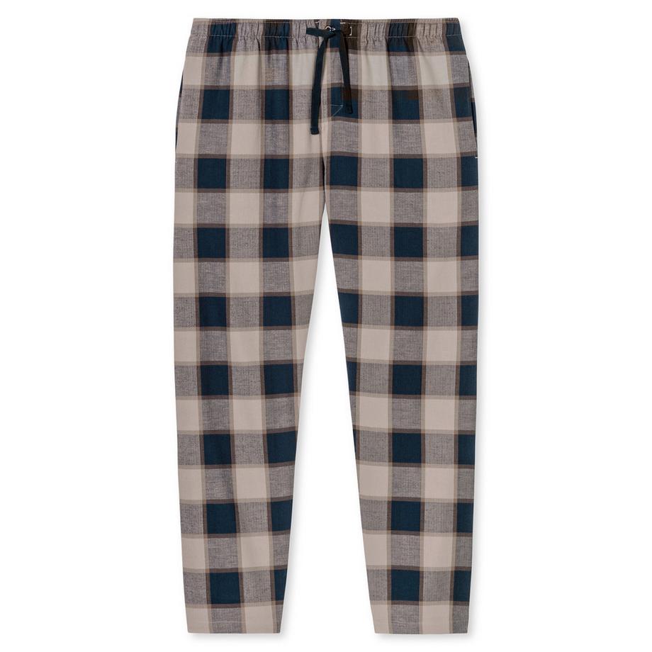 Schiesser Selected Premium Warming Karierter Pyjama  