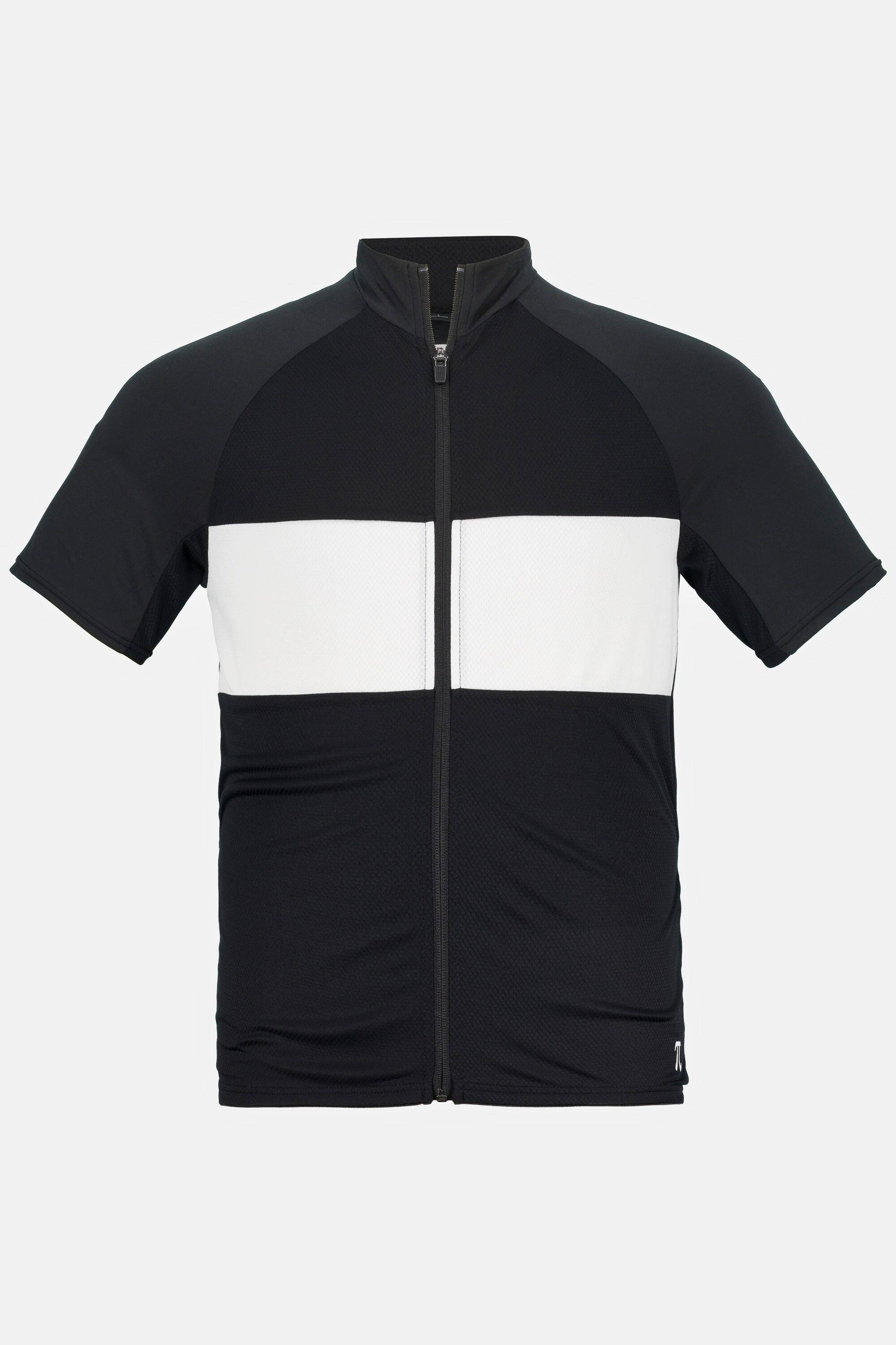 JP1880  Fahrrad-Trikotjacke, Bikewear, Stehkragen, Halbarm 