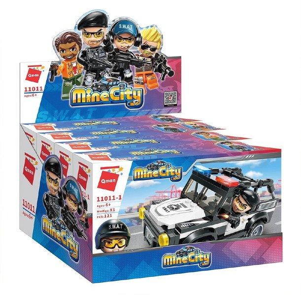 Image of Hol' dir deine eigene Polizei-Stadt nach Hause! Enthält vier verschiedene Polzei-Fahrzeuge.