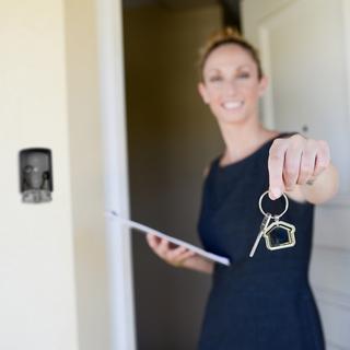 Northio Armadietto portachiavi con serratura a codice a quattro cifre  