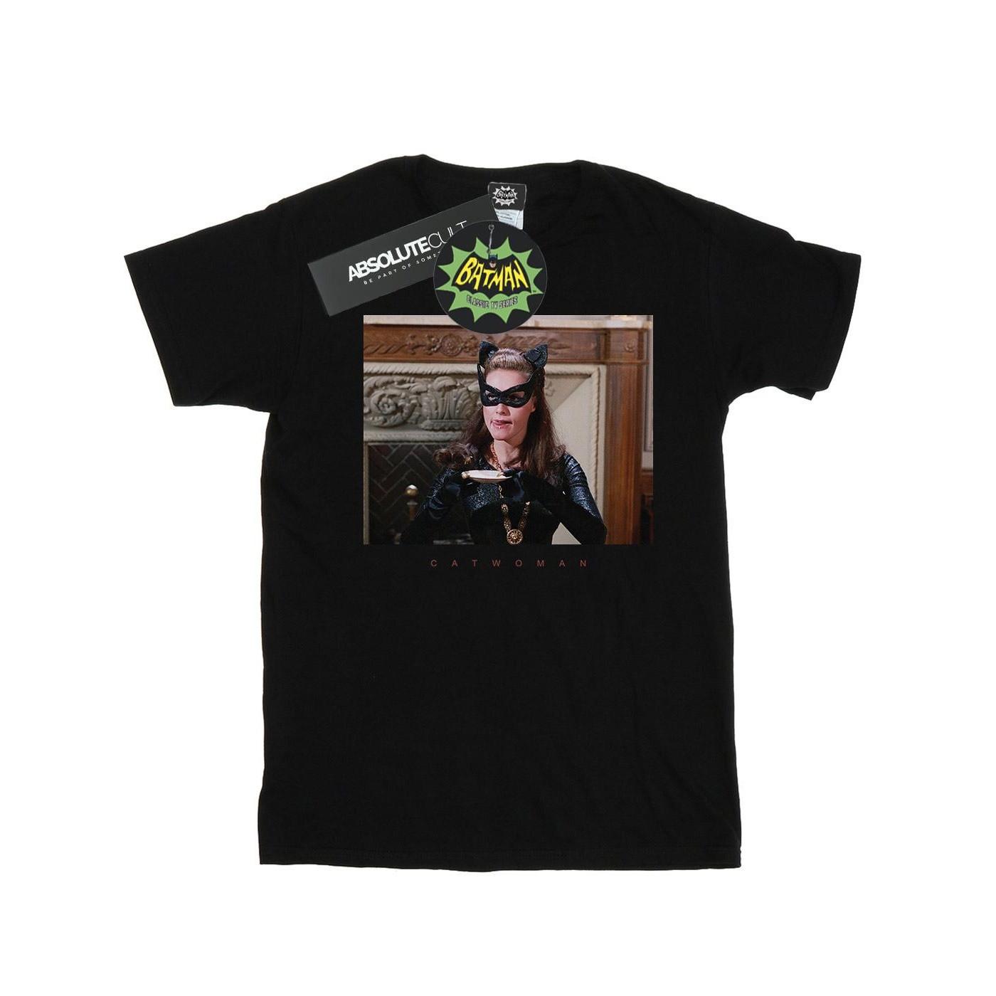 Image of Batman Tv Series Catwoman Photo Tshirt Herren Schwarz XXL