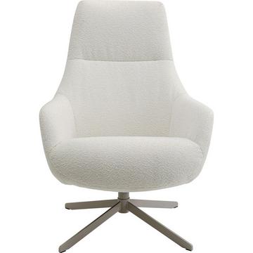 Fauteuil pivotant Mimi crème
