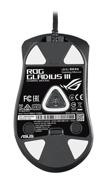 ASUS  ROG Gladius III Maus rechts USB Typ-A Optisch 19000 DPI 