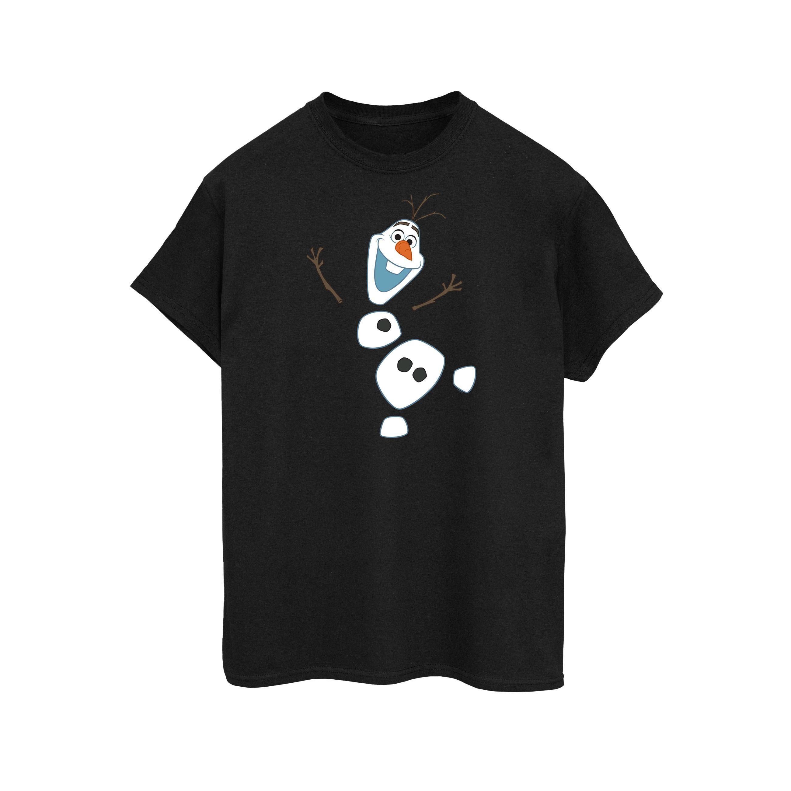 Image of Frozen Olaf Deconstructed Tshirt Damen Schwarz XXL