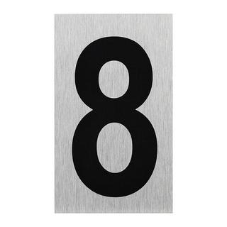 Pricenet Aluminium-Türschild „8“ 100x60mm  
