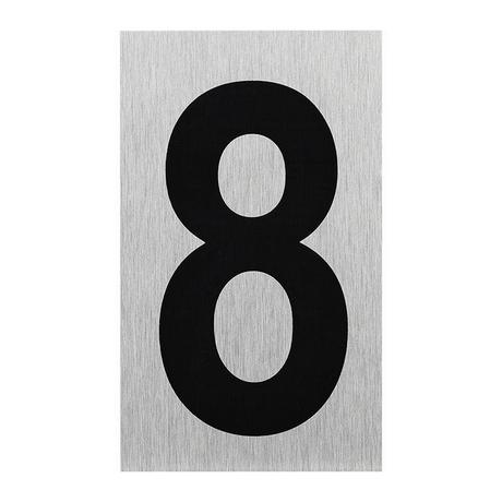 Pricenet Aluminium-Türschild „8“ 100x60mm  
