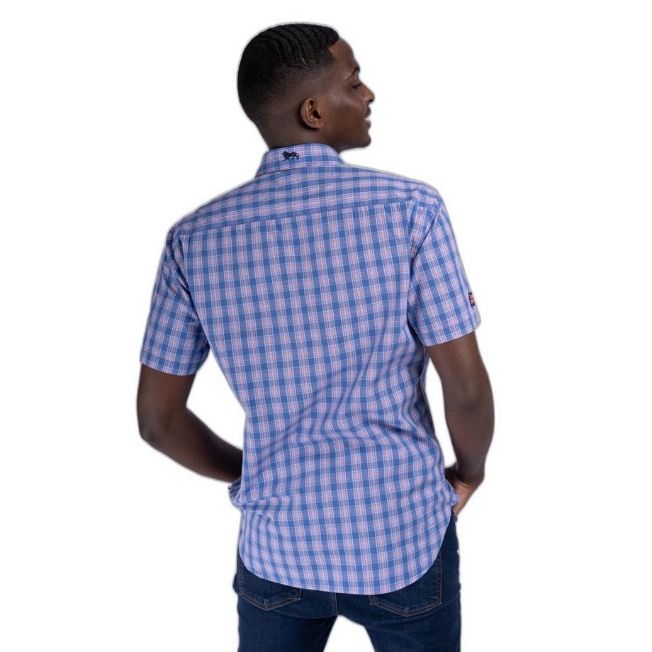 LONSDALE Holmbuch Camicia Maniche Corte Vestibilità Slim  