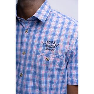 LONSDALE Holmbuch Camicia Maniche Corte Slim Fit  