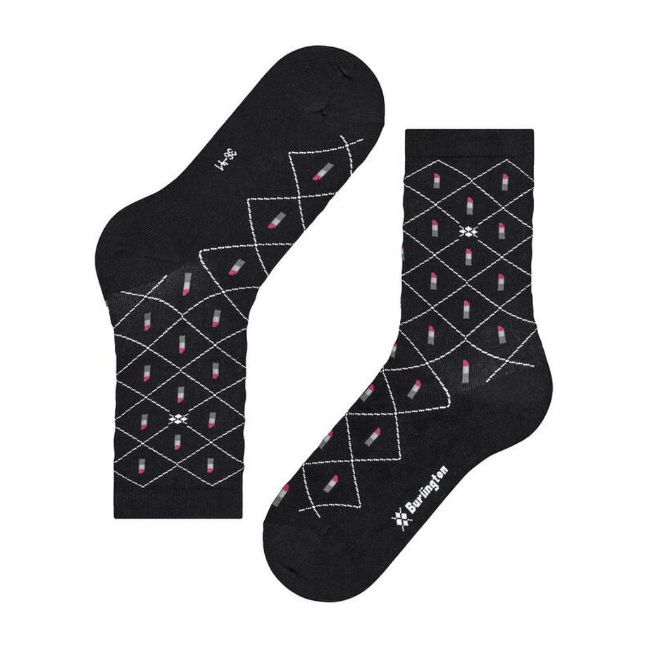 Burlington Calzini Motivo Rossetto  