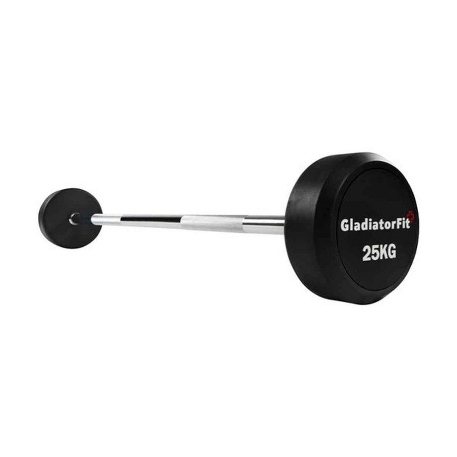 GladiatorFit  Haltère Long Caoutchouc 