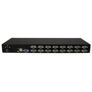 STARTECH.COM  Kit de commutateur KVM USB à montage sur rack 1U 16 ports avec affichage à l'écran et câbles 