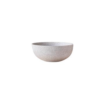 Vasque ronde en terrazzo premium white Elea