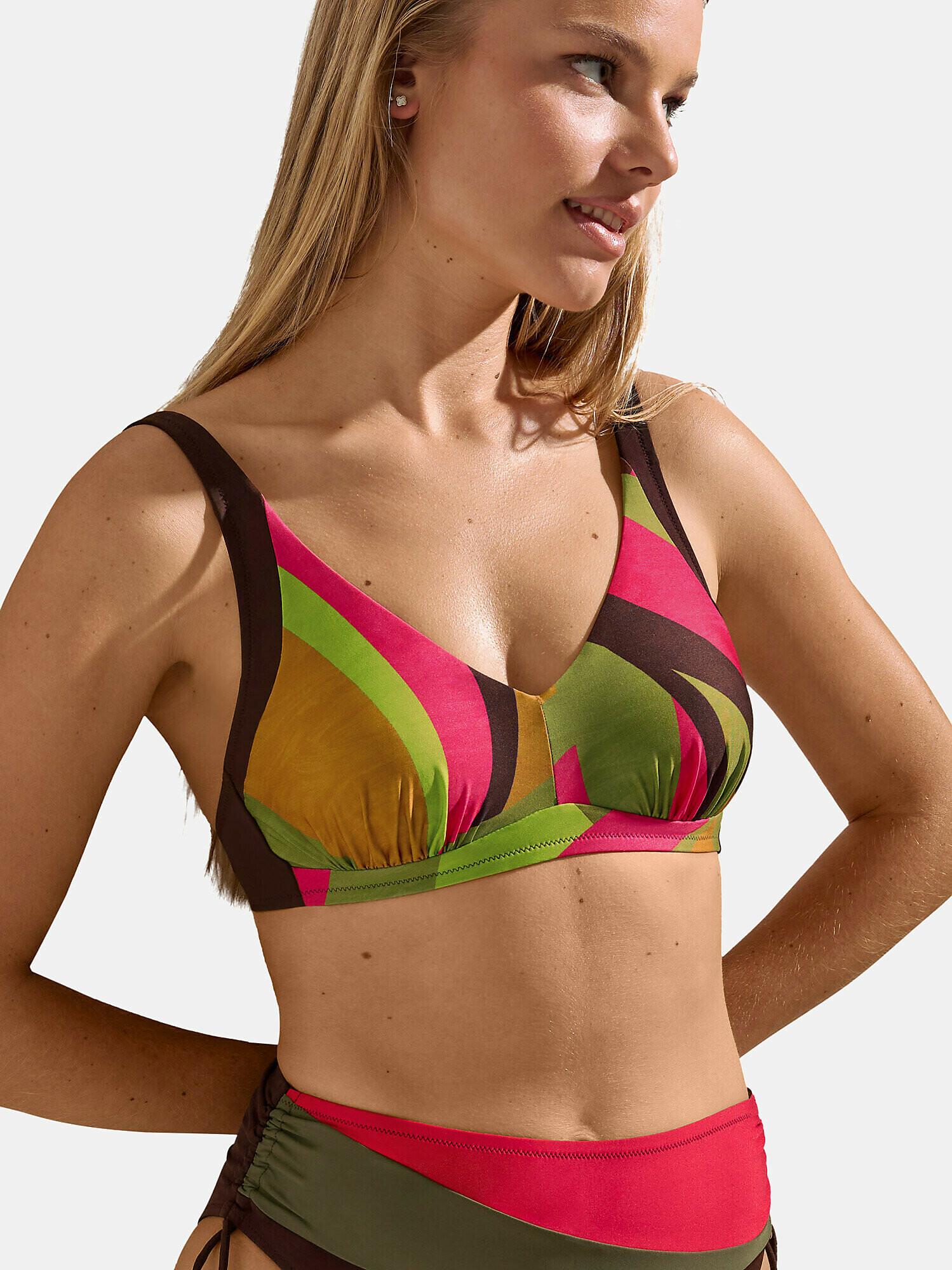 Image of Shapewear-badeanzug-top Ohne Bügel Viviero Damen Braun E/42
