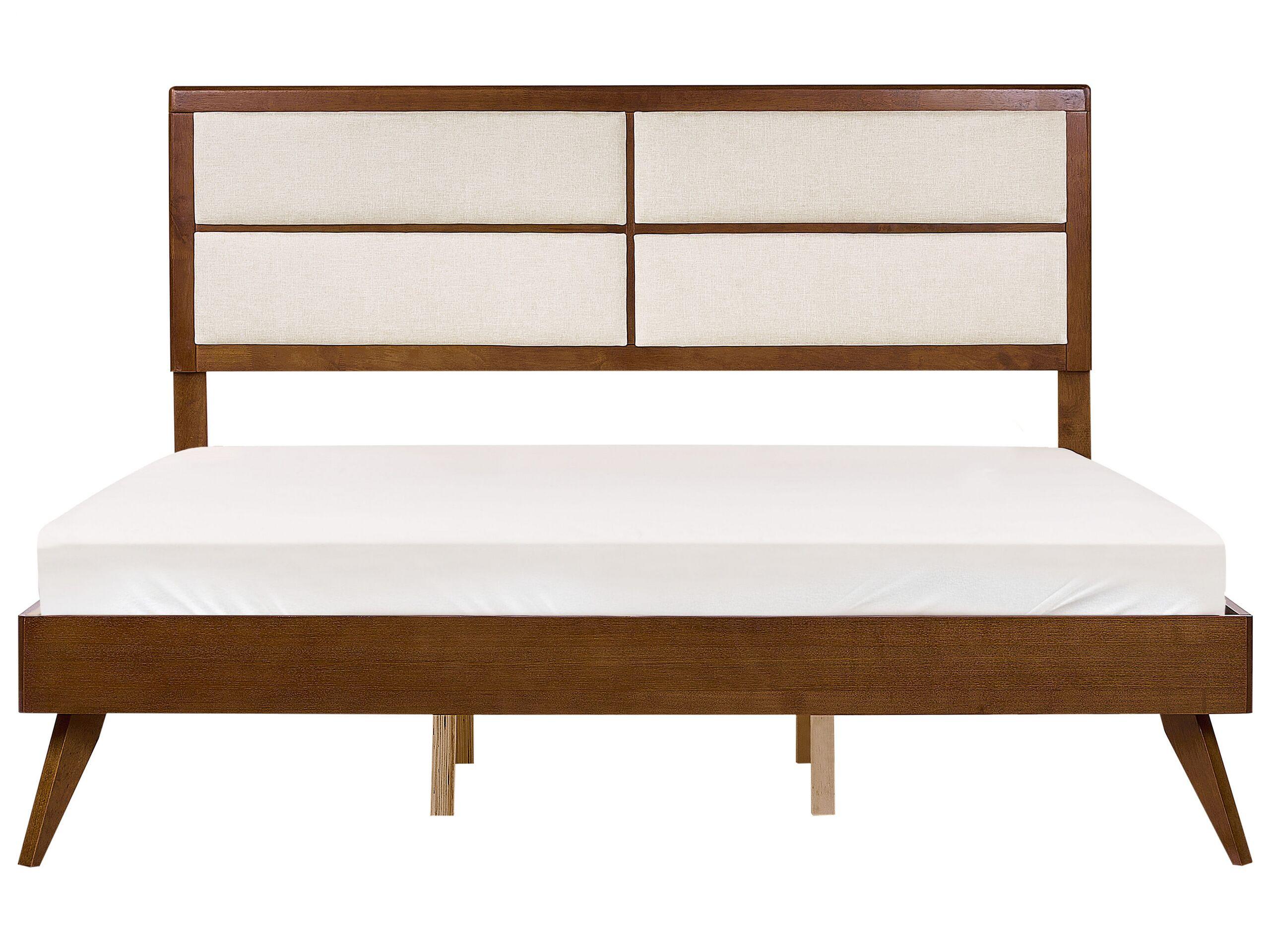 Beliani Bett mit Lattenrost aus MDF-Platte Retro POISSY  