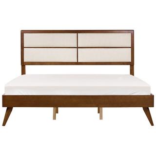 Beliani Bett mit Lattenrost aus MDF-Platte Retro POISSY  