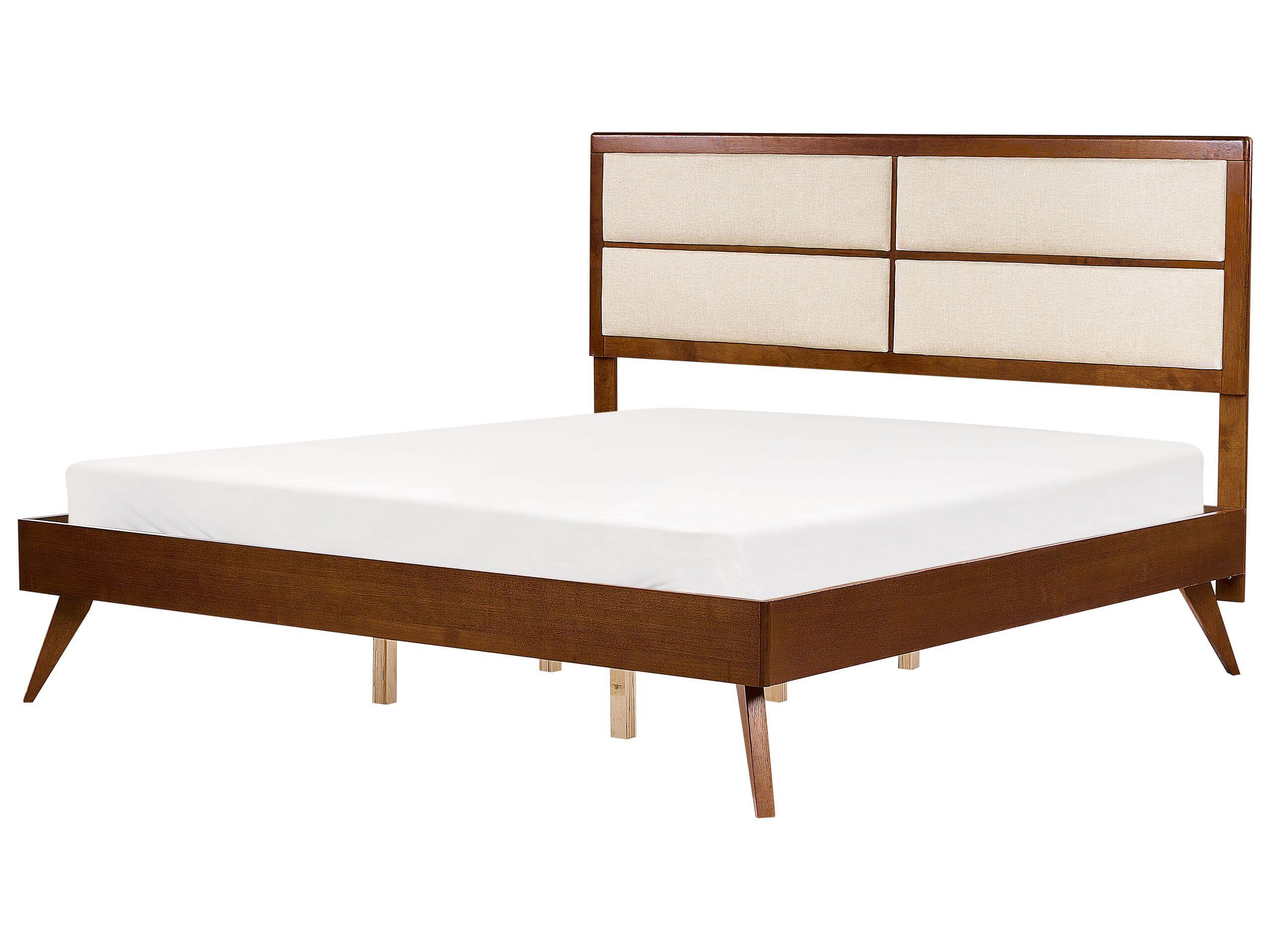 Beliani Bett mit Lattenrost aus MDF-Platte Retro POISSY  