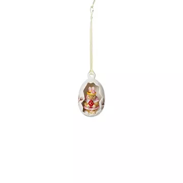 Ei-Ornament Anna, Blüten rosa Bunny Tales