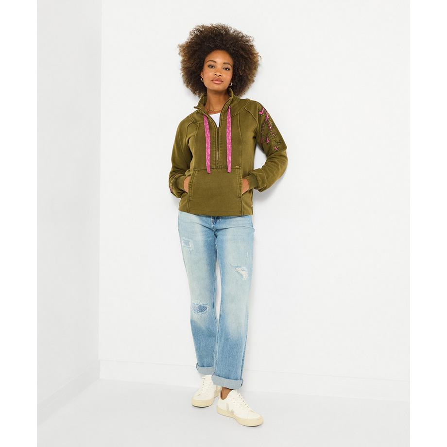 Joe Browns Pull zippé col montant tricoté  