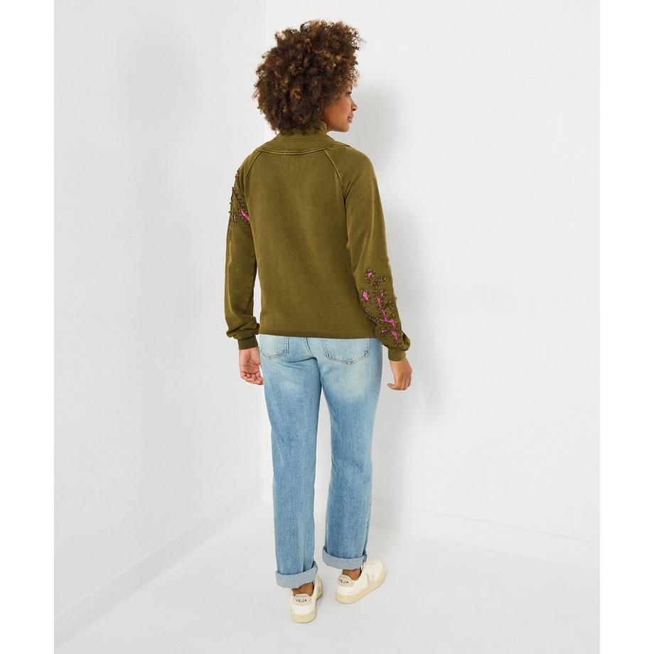 Joe Browns Pull zippé col montant tricoté  