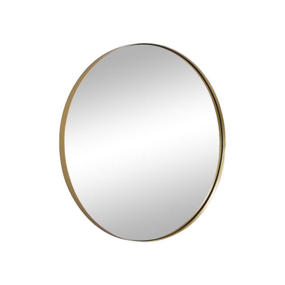 Vente-unique Miroir mural rond en métal - D.80 cm - Doré  - JAFFREL  