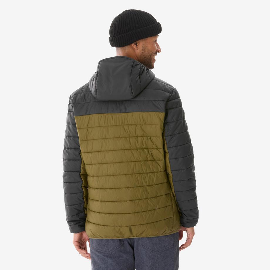QUECHUA MH500 Daunenjacke mit Kapuze  