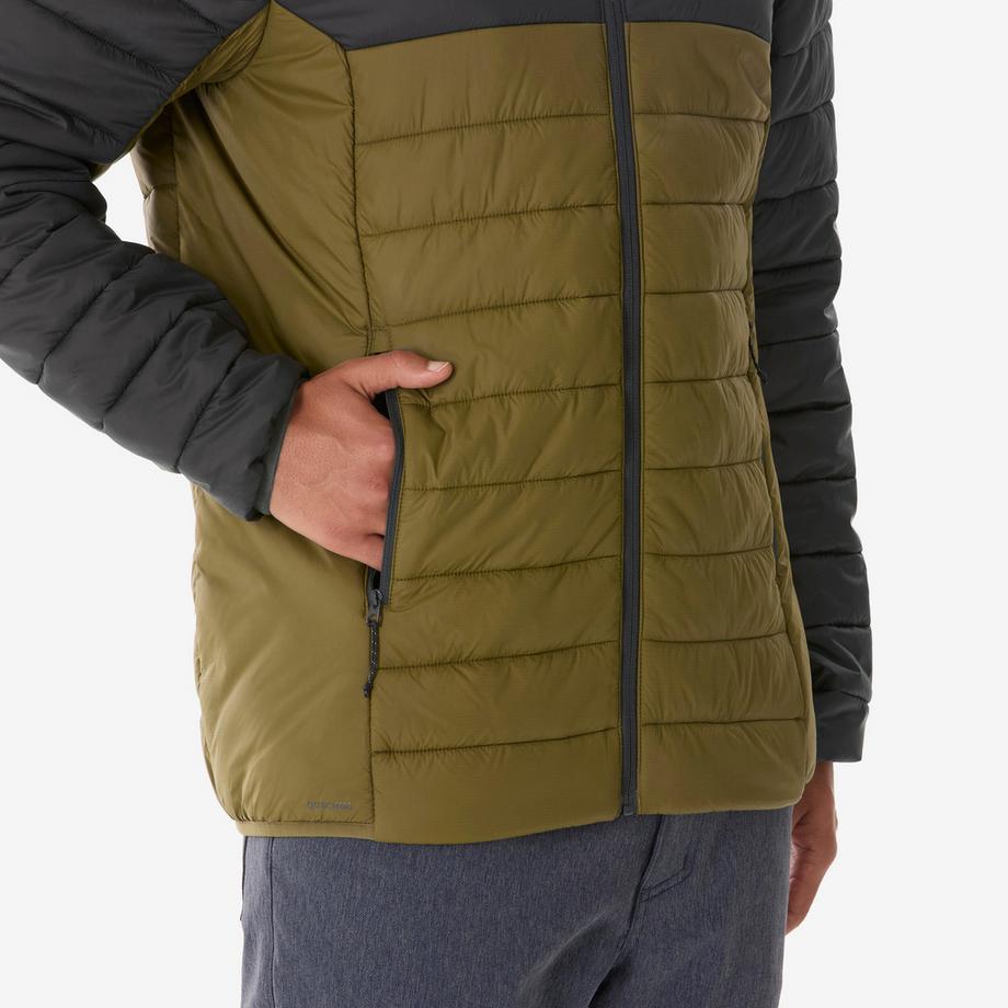 QUECHUA MH500 Daunenjacke mit Kapuze  
